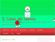 Tablet Screenshot of icoloridelsorriso.it